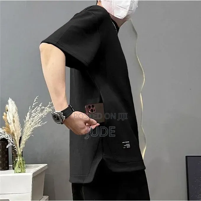 Man's 2PCS T-Shirts Set-Casual Round Neck