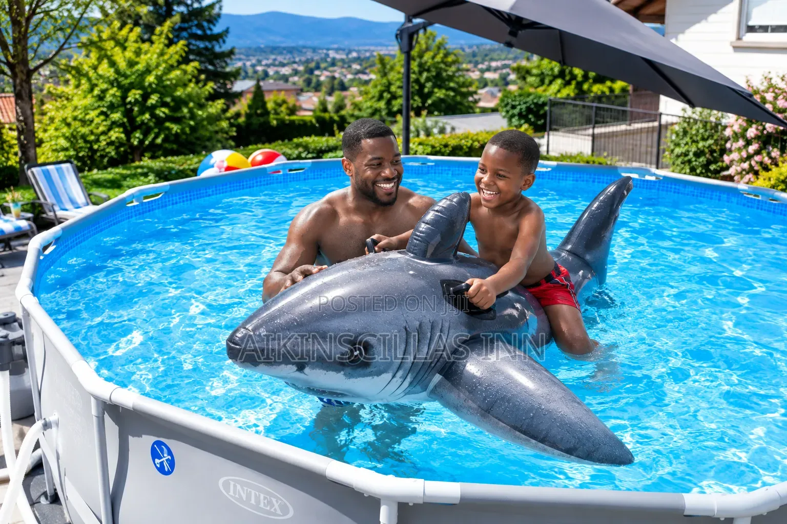 Swimming Pool Shark Floater