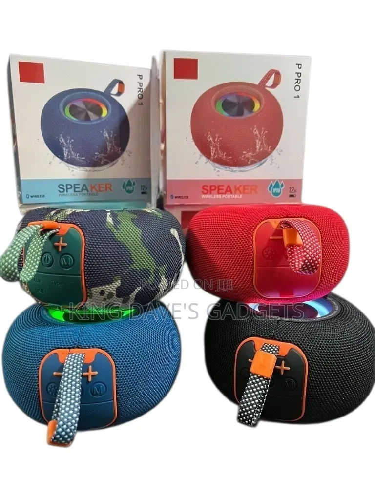 P PRO 1 Portable Wireless Speaker Extra Bass Speaker With RGB Lights