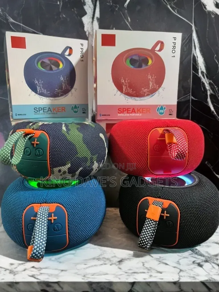 P PRO 1 Portable Wireless Speaker Extra Bass Speaker With RGB Lights