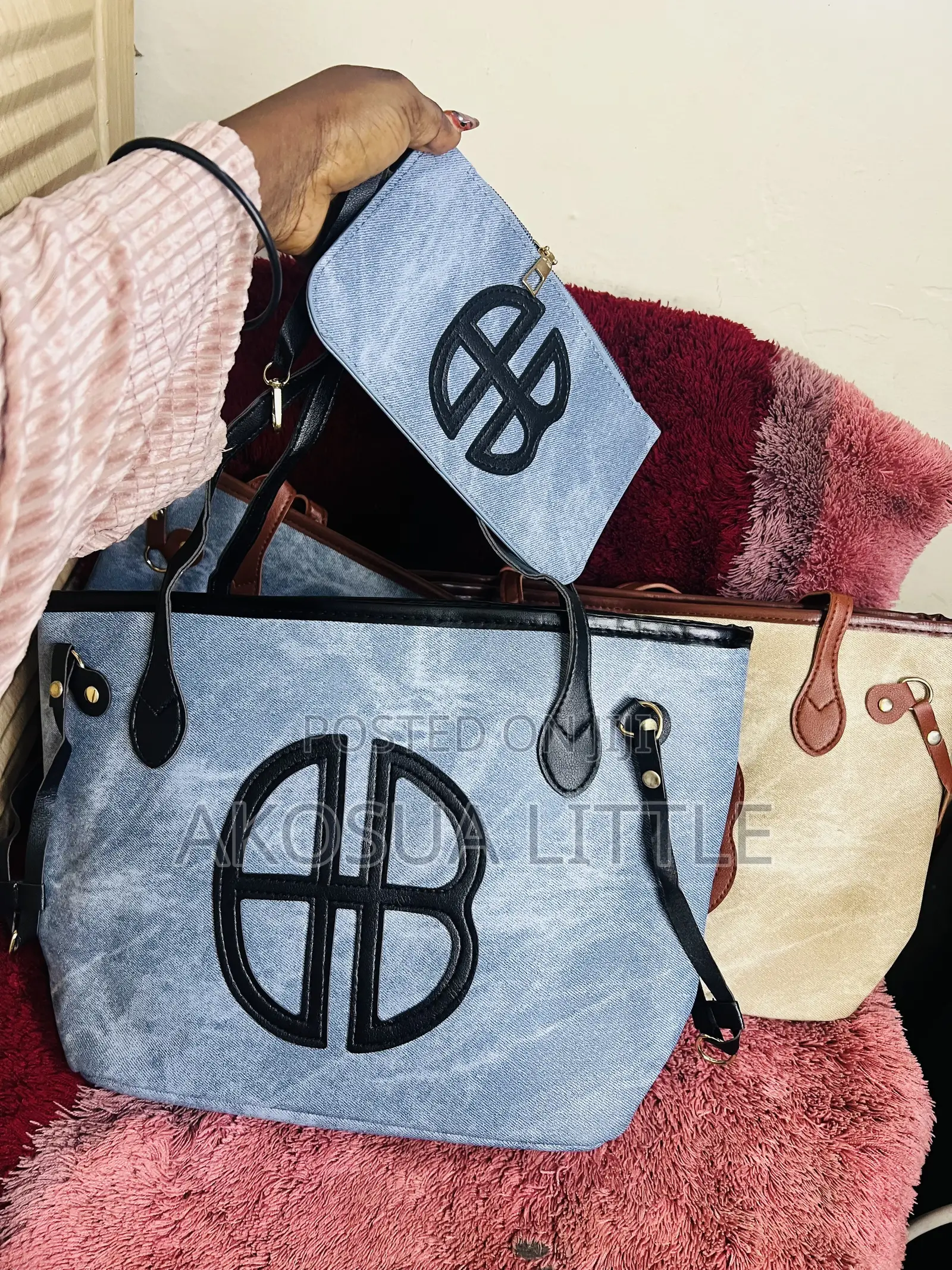 2 Piece Large Capacity Tote Bag
