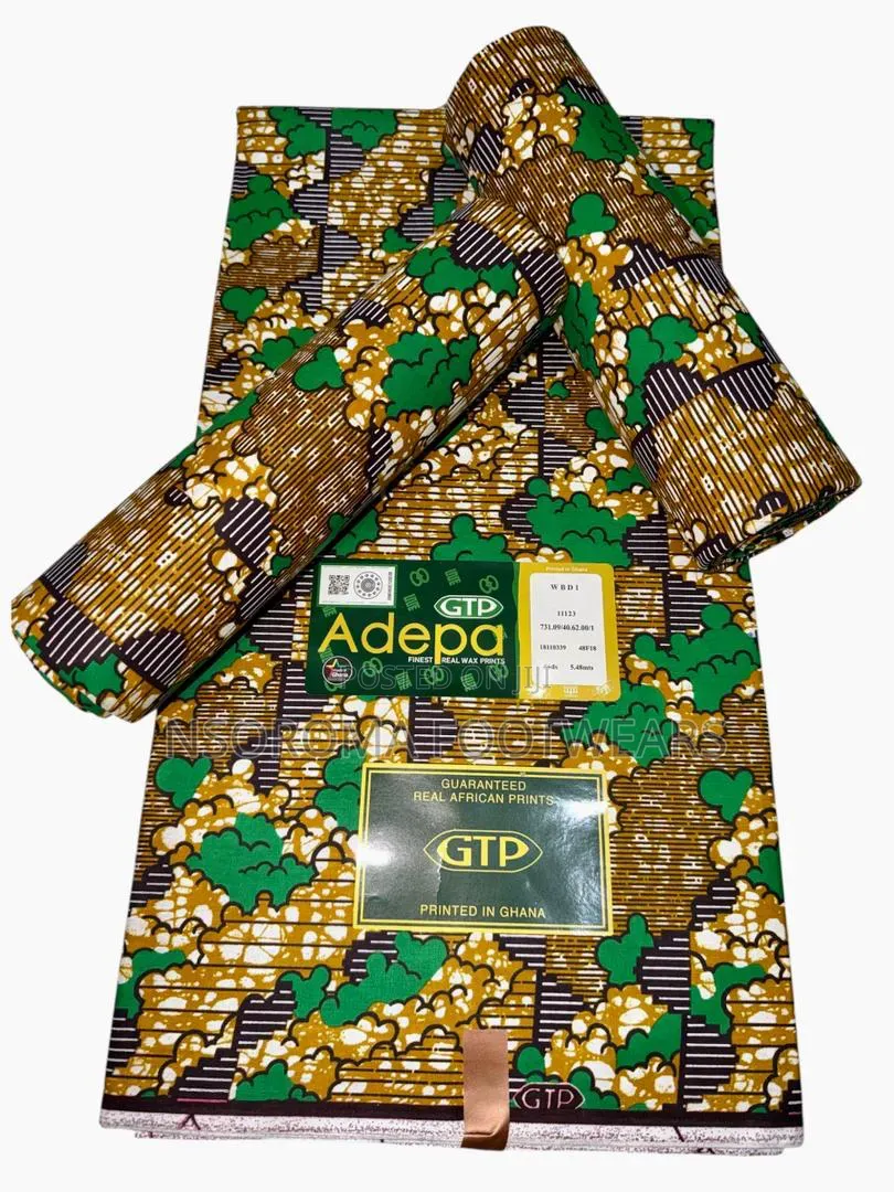 Adepa GTP Vlisco Holland 100% Cotton Fabric