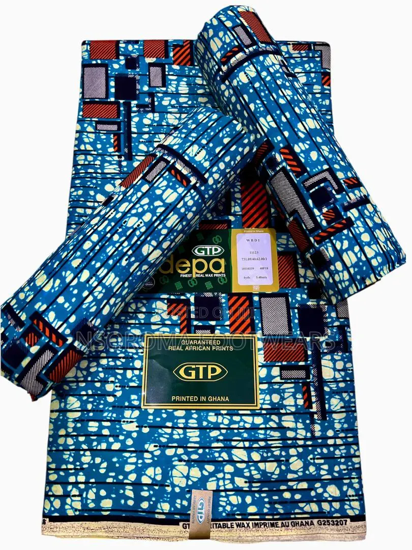 Adepa GTP Vlisco Holland 100% Cotton Fabric