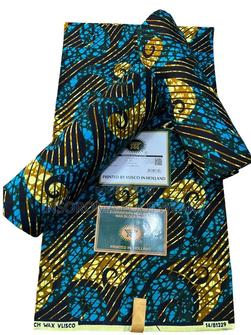 Adepa GTP Vlisco Holland 100% Cotton Fabric