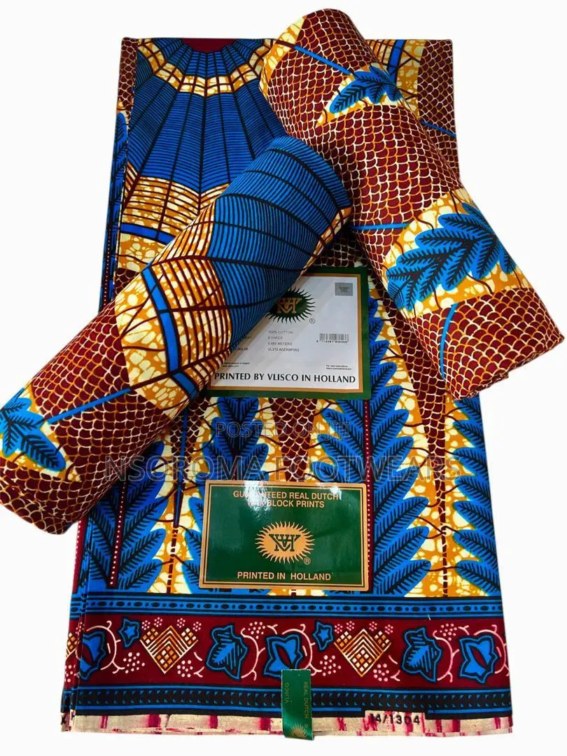 Adepa GTP Vlisco Holland 100% Cotton Fabric