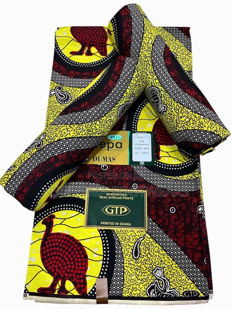 Adepa GTP Vlisco Holland 100% Cotton Fabric