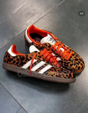 Original Adidas Samba Red Leopard