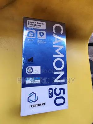 New Tecno Camon 50 Pro 256 GB Black