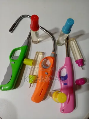 Three Set of Assorted Gas Lighters and Matching Full Gas Refill