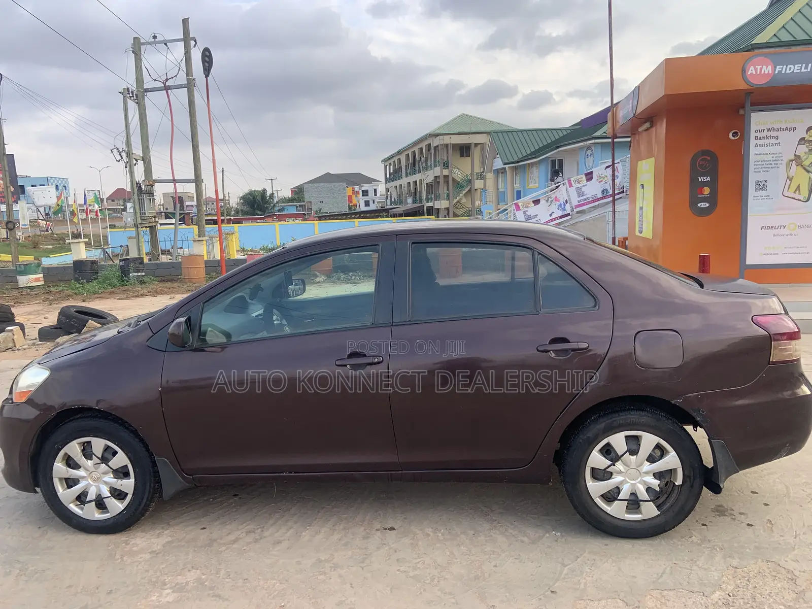 Toyota Yaris 2007 Brown
