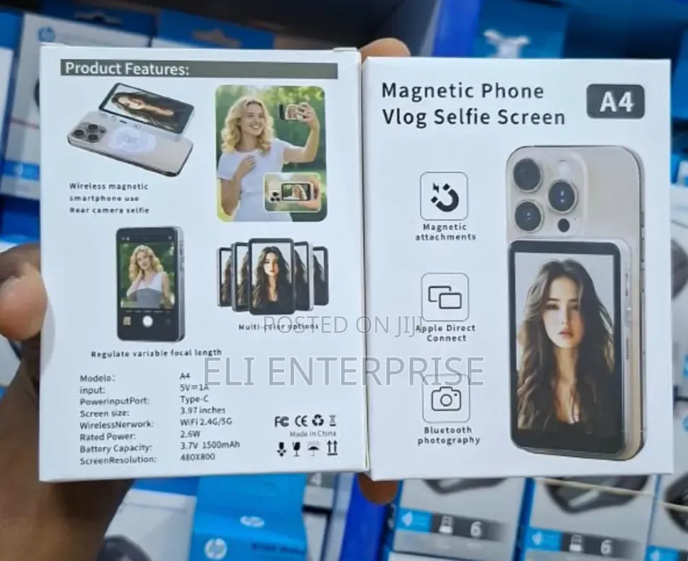 A4 Magnetic Phone Vlog Selfie Screen