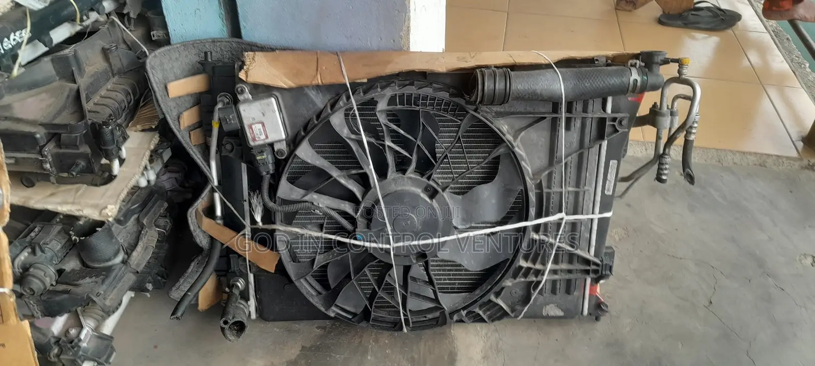 Hyundai Sonata 2012 Watertank and Condenser Complete