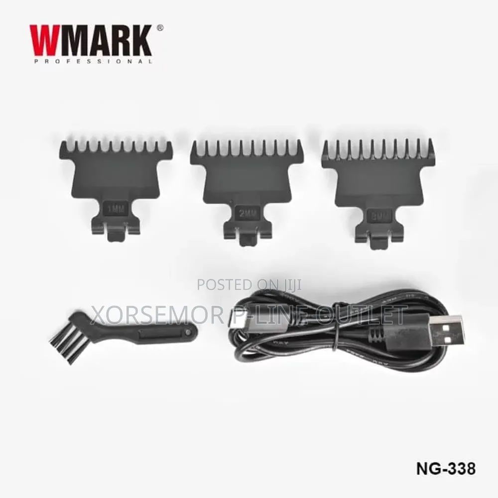 WMARK NG-338 7000 RPM Barbers DLC Fix and Ceramic Blade 180-Minute