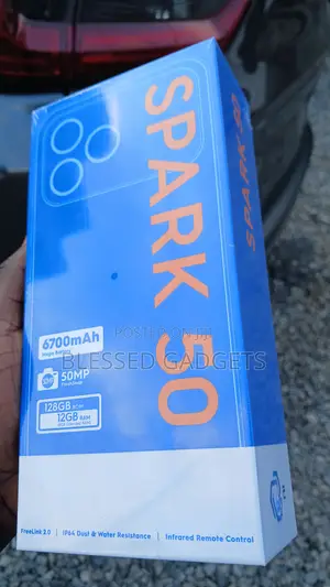 New Tecno Spark 50 128 GB Gray