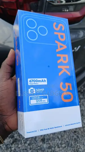 New Tecno Spark 50 128 GB Gray