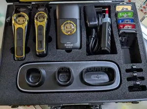 Kemei Max Km-8572 Pro Luxury KM2373 Clipper Box Cordless Trimmer 3in1