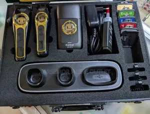 Kemei Max Km-8572 Pro Luxury KM2373 Clipper Box Cordless Trimmer 3in1