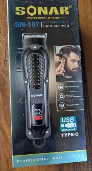 Electric Hair Clippers Adjustable Hair Cutter Machine USB