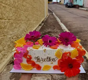 Delicious Colorful Cake