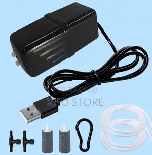 Aerator High-Efficiency USB Fish Tank Oxygen Pump With Thick Air Tube