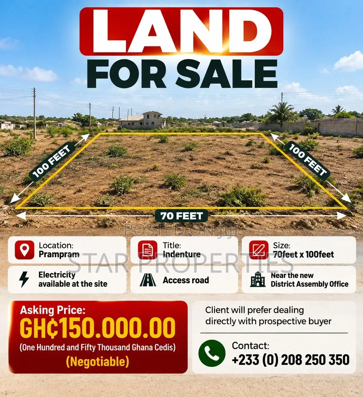 Prampram Land for Sale
