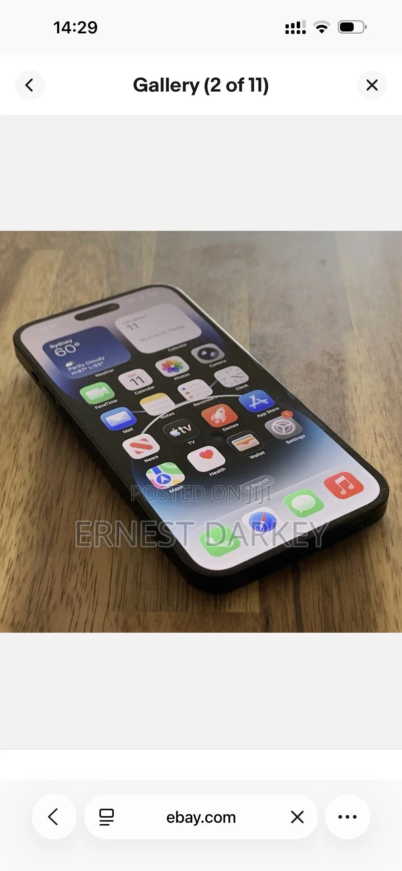 Apple iPhone 14 Pro Max 128 GB Black