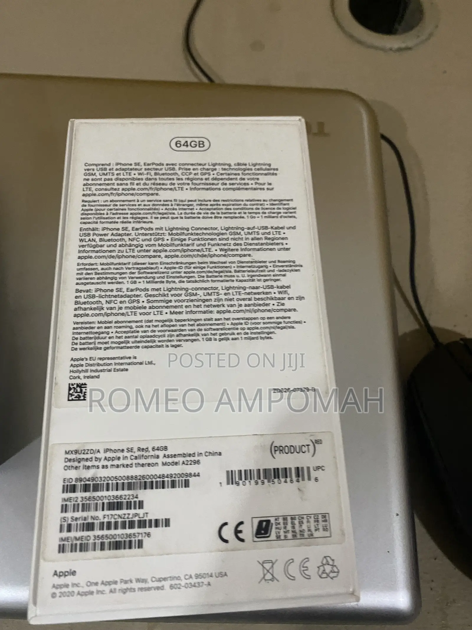 Apple iPhone SE (2022) 64 GB Red