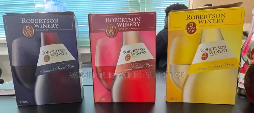 Robertson Winery Natural Sweet (Rose/White/Red) 3L. All Flavours