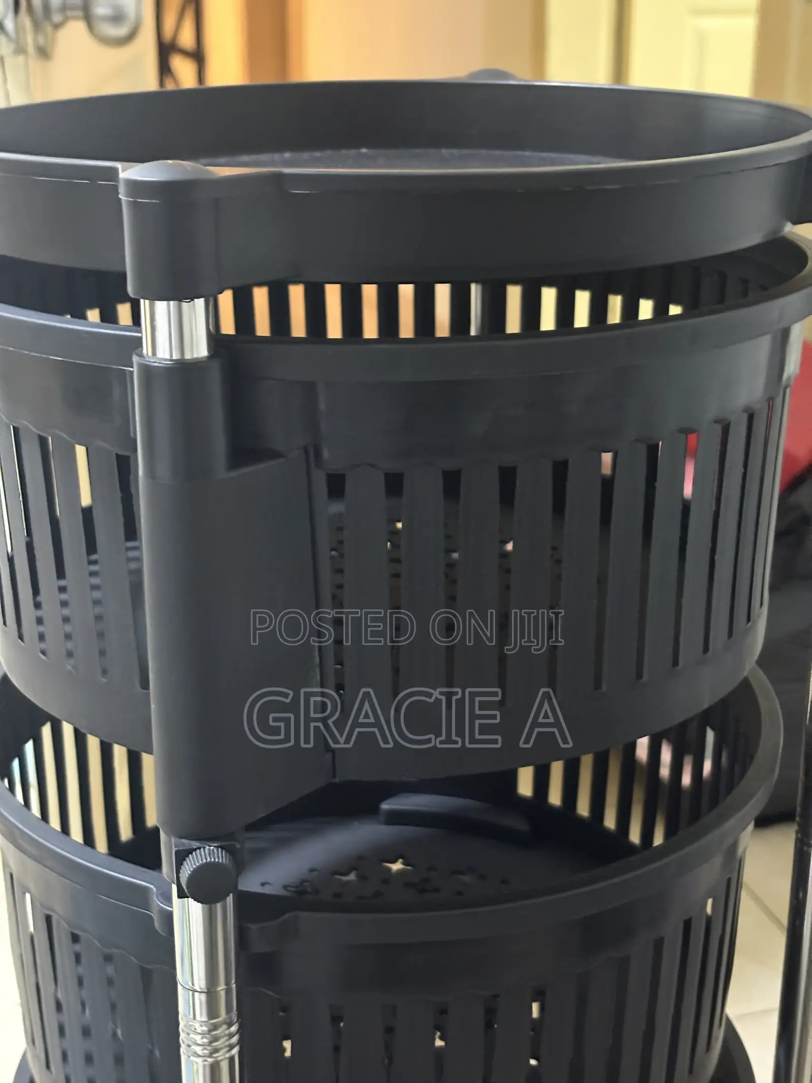 5 Tier Plastic Trolley