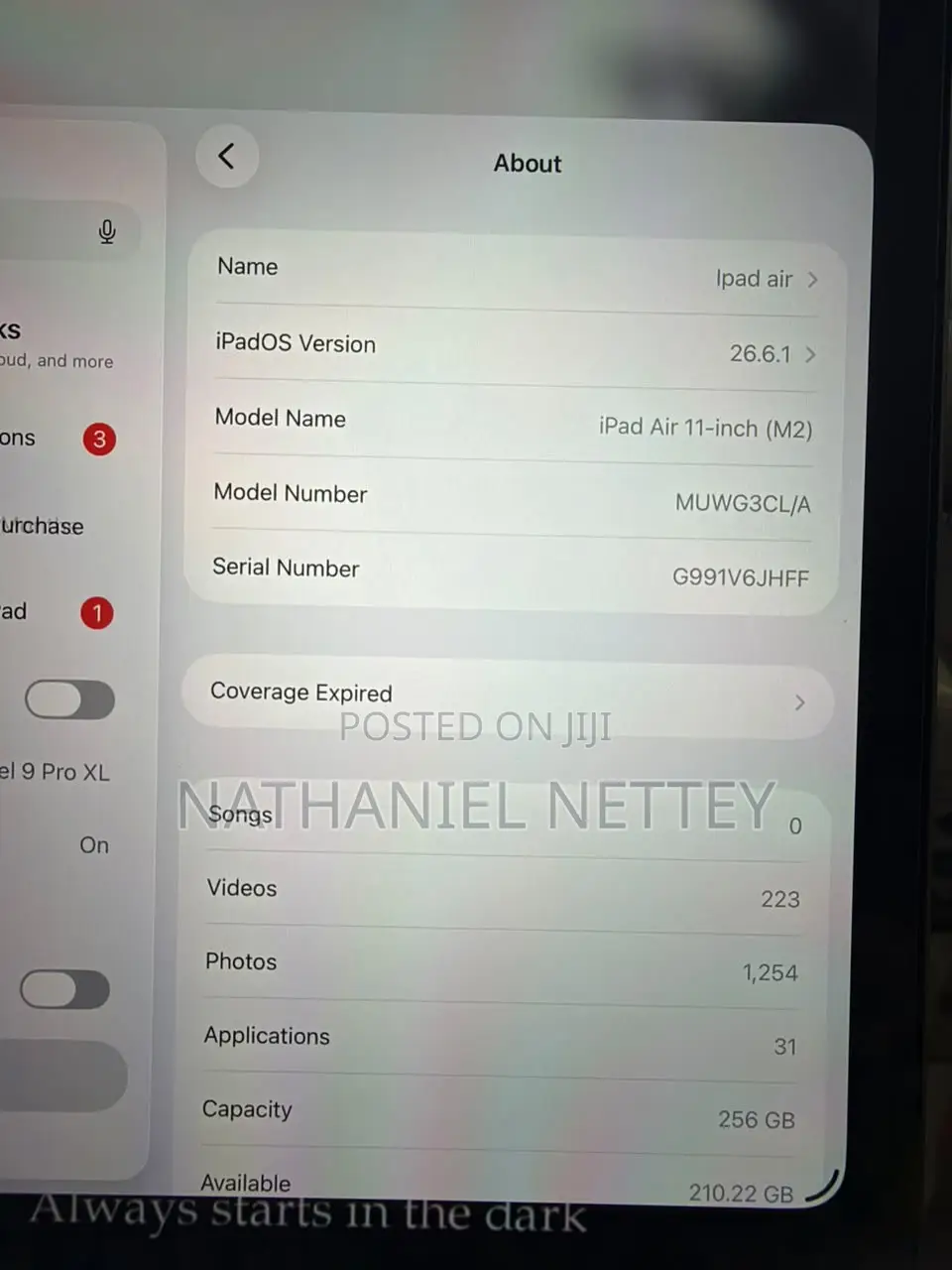 Apple iPad Air 11 (2024) 256 GB Silver