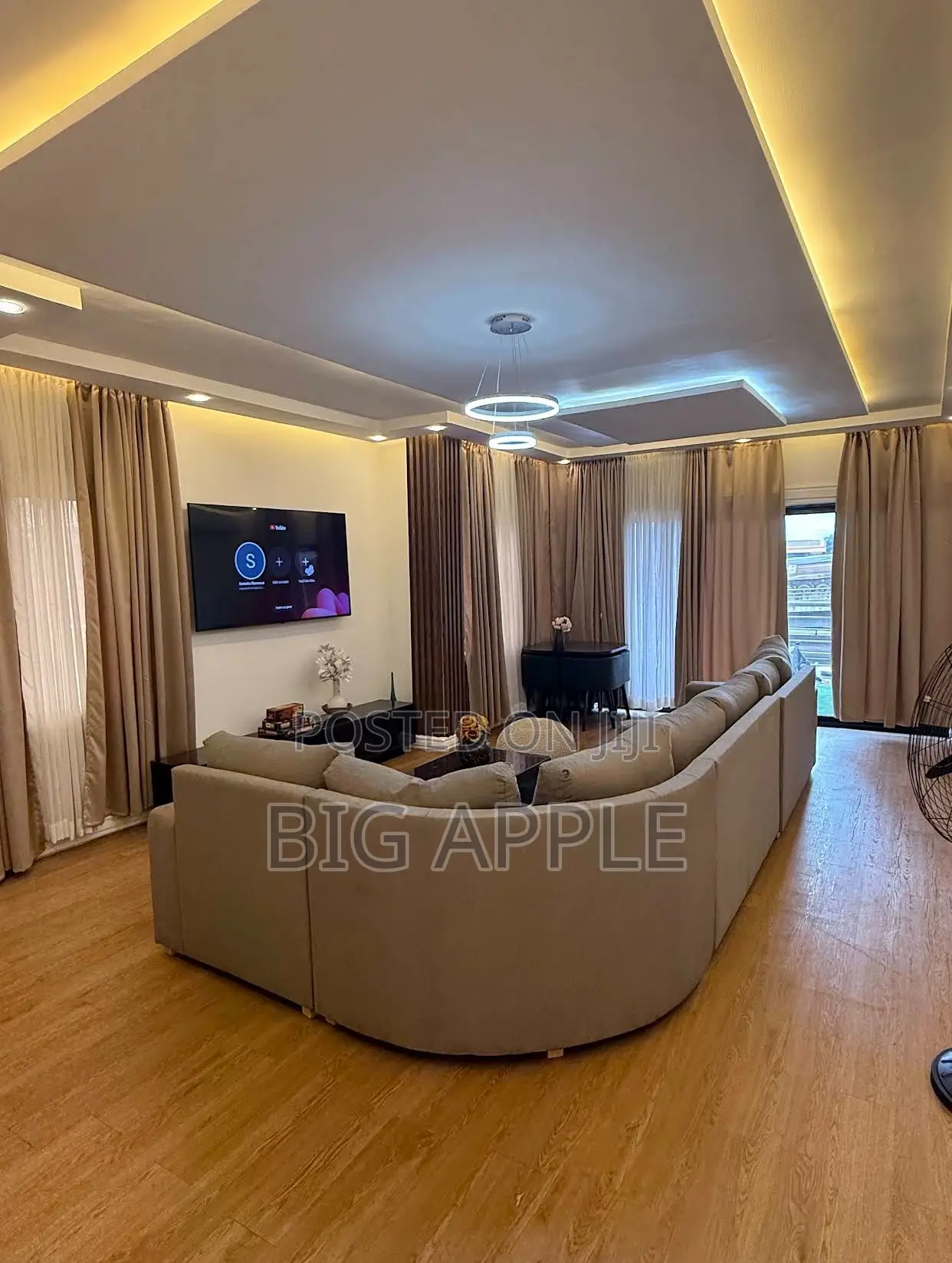 Furnished 2bdrm Apartment in Achimota, Mile 7 for rent