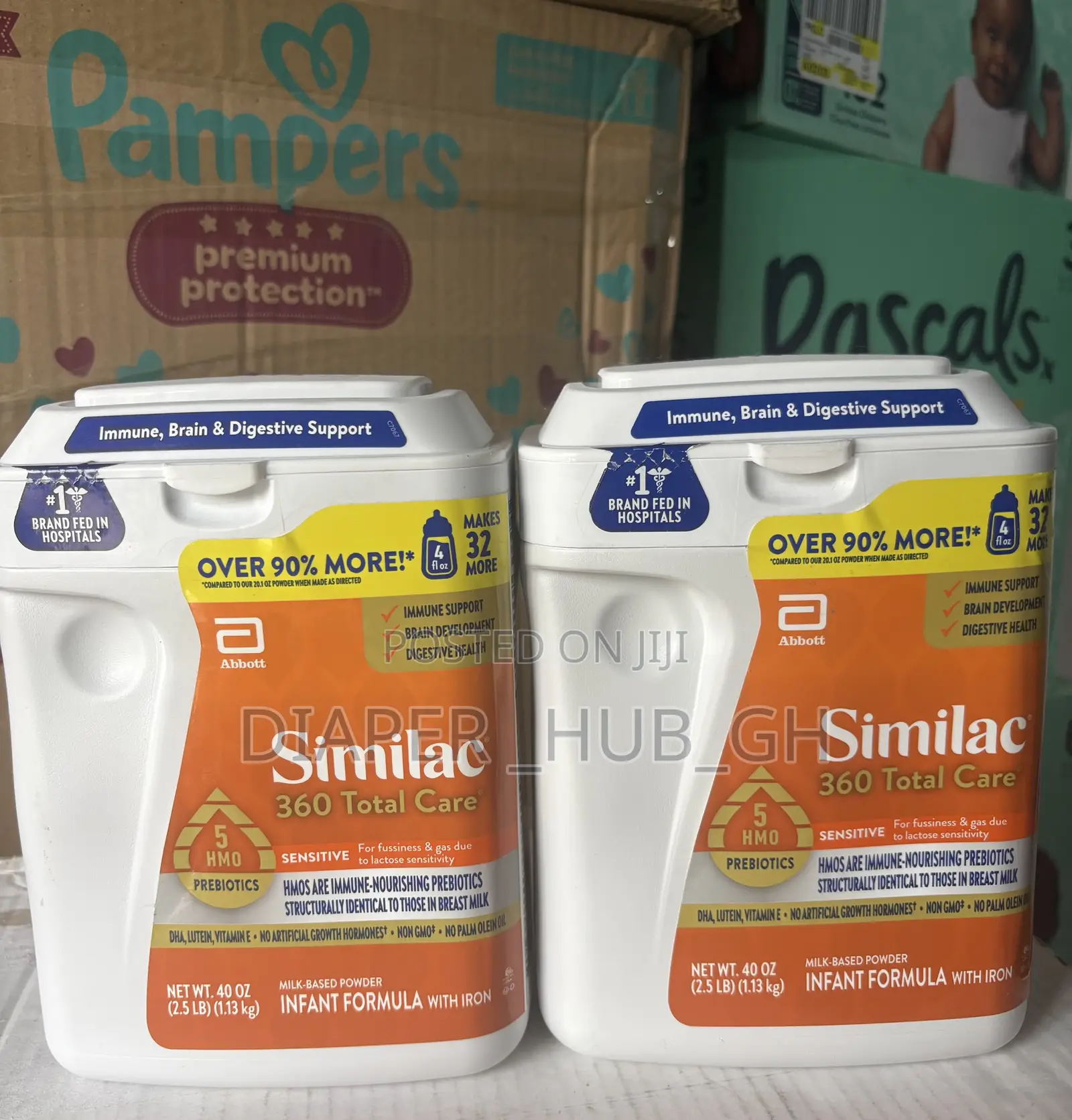 Similac 360 Total Care Sensitive Baby Formula Powder, 34-Oz Value Tub
