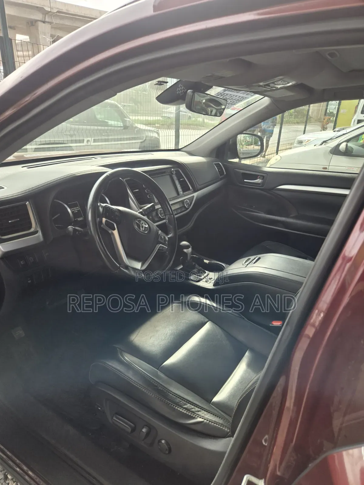 Toyota Highlander 2017 Burgundy