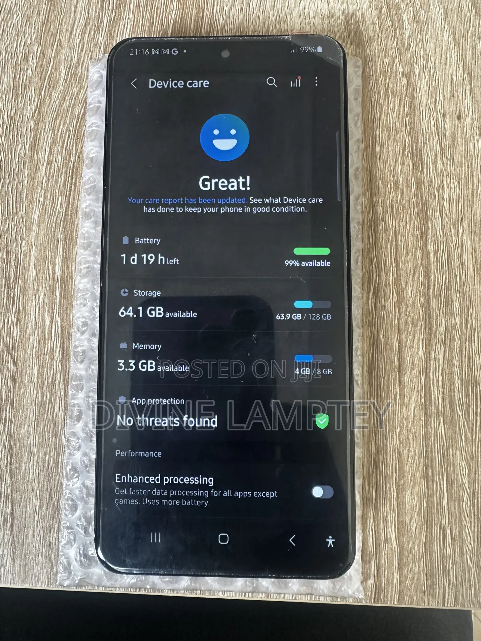 Samsung Galaxy S20+ 128 GB White
