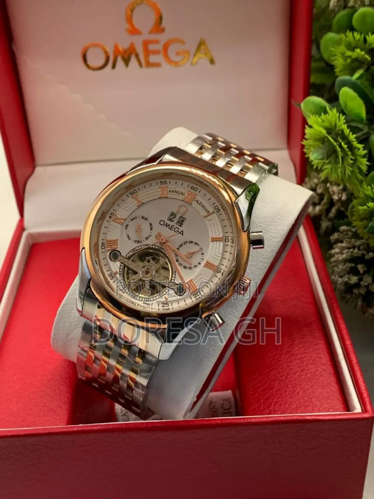 Omega Automatic Stainless Steel Watch for Men – Classic Wristwatch