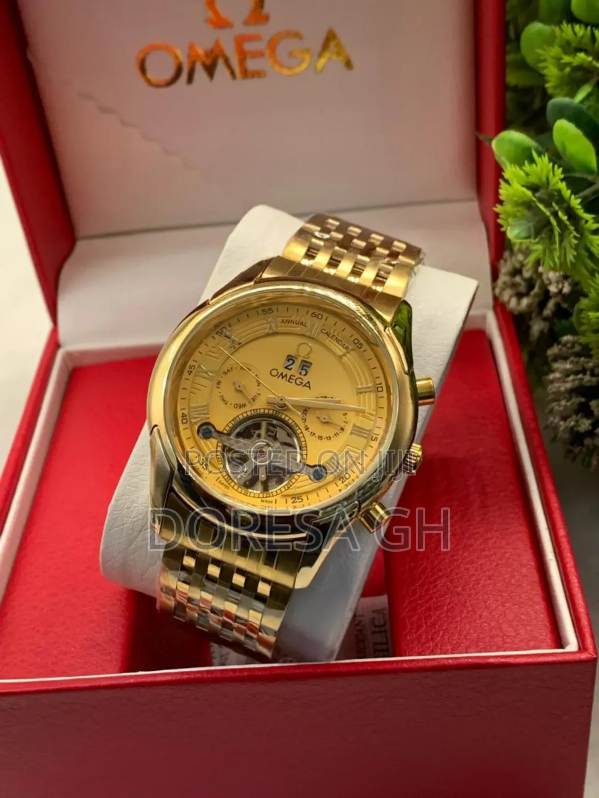 Omega Automatic Stainless Steel Watch for Men – Classic Wristwatch