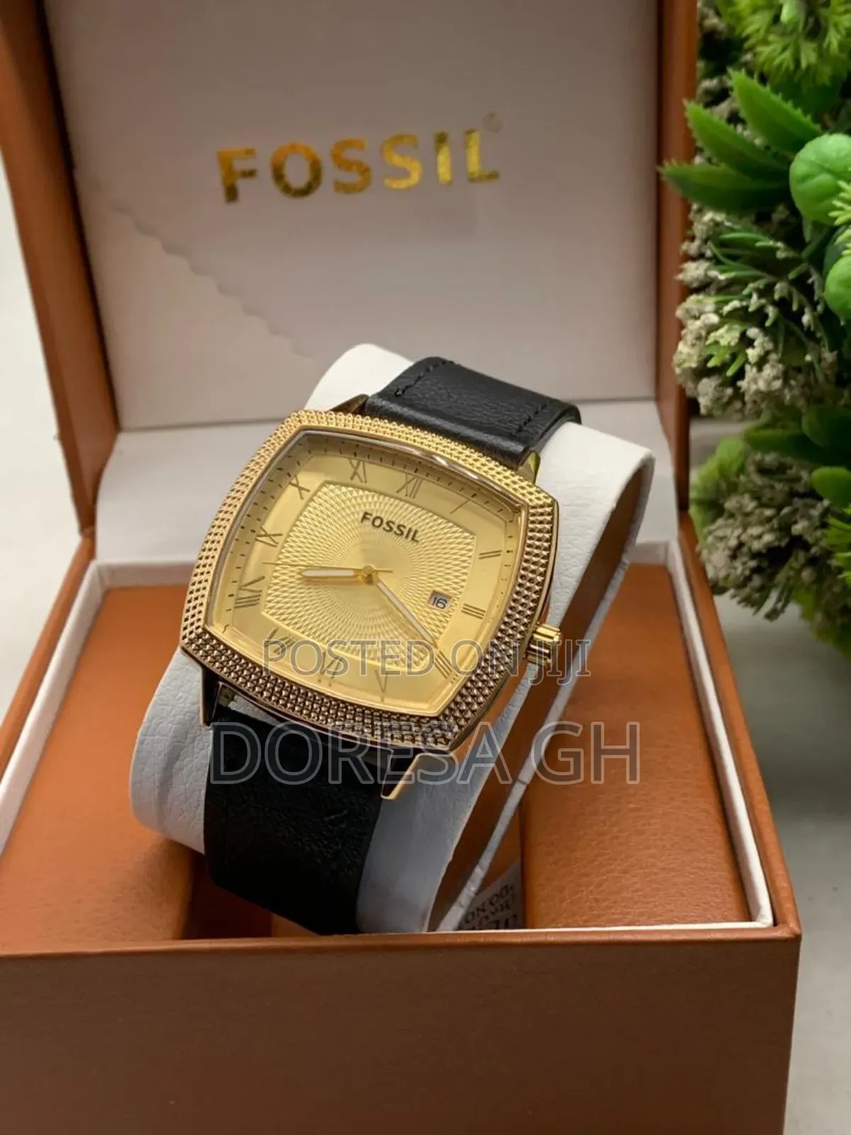 Fossil Men’s Leather Watch – Classic Casual Wristwatch
