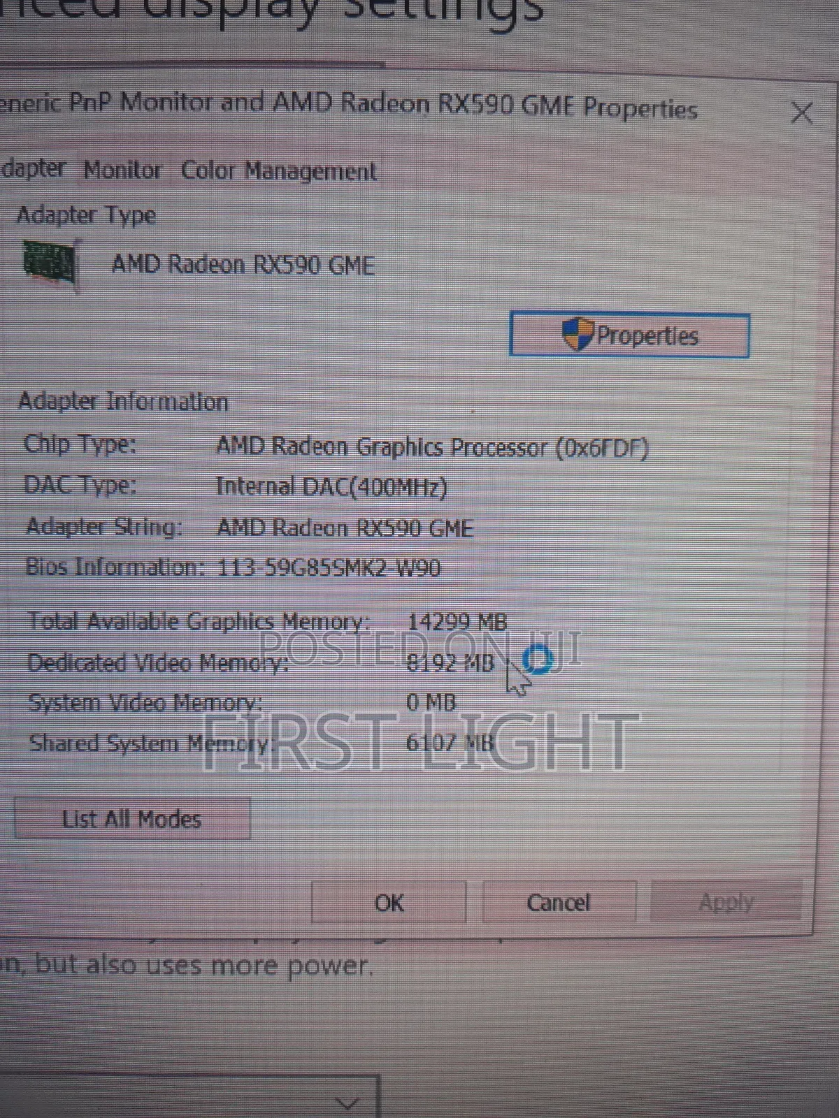 Rx590 for Sale