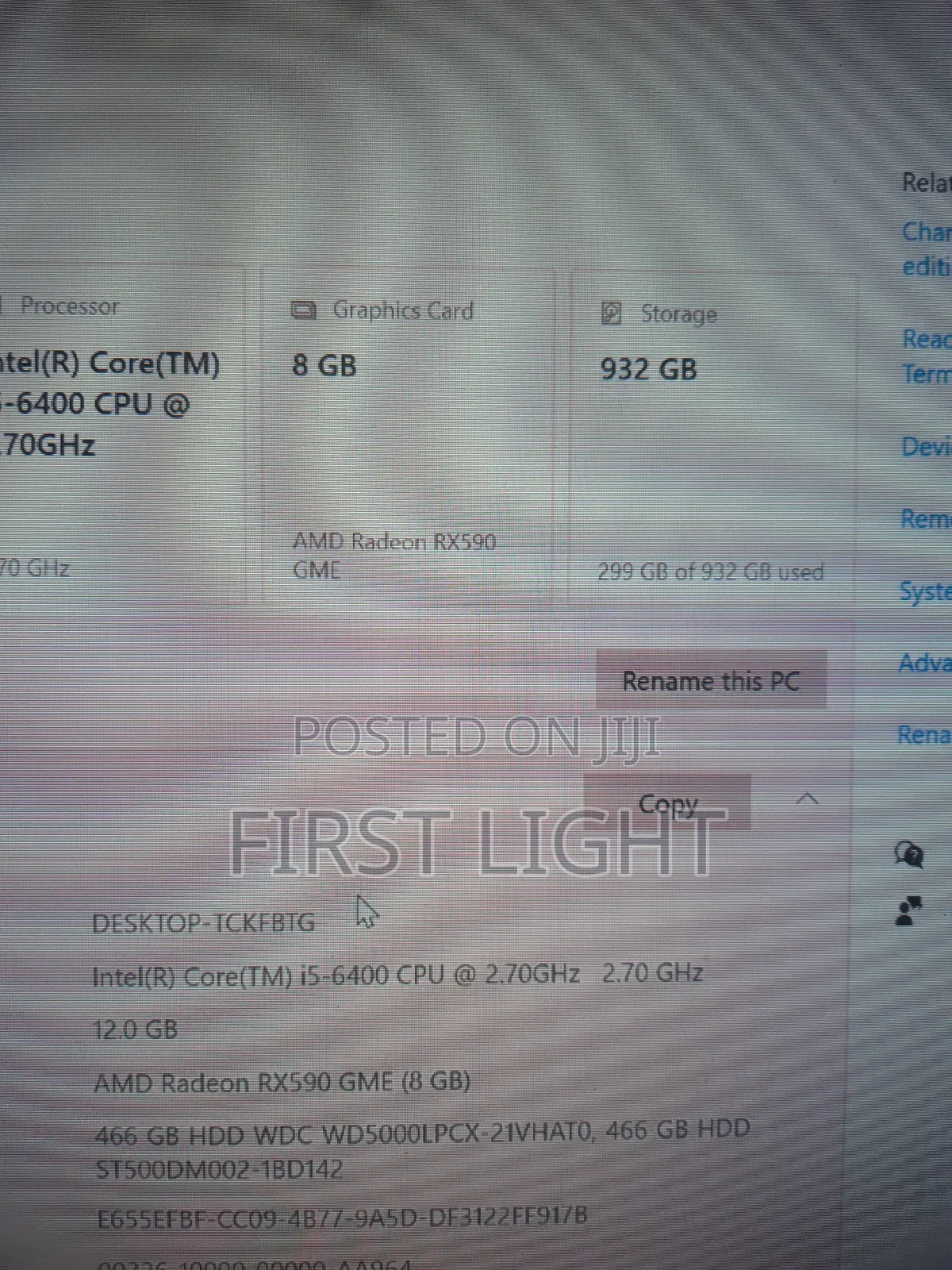 Rx590 for Sale
