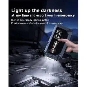 Multifunctional 12V Car Jump Starter and Air Compressor