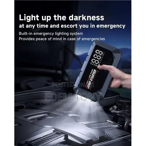 Multifunctional 12V Car Jump Starter and Air Compressor
