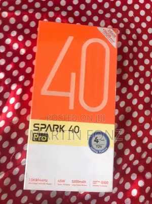 New Tecno Spark 40 Pro 256 GB Black