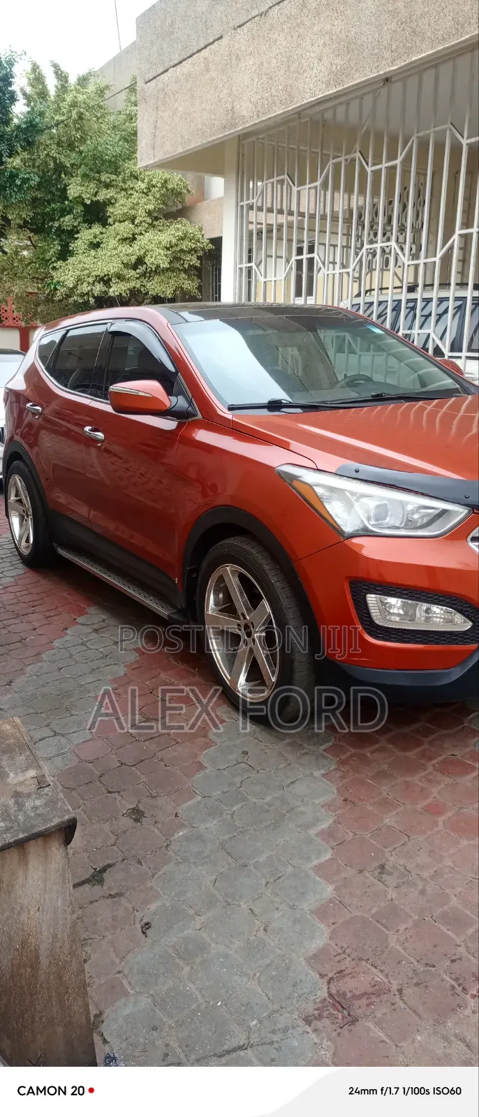 Hyundai Santa Fe 2014 Red