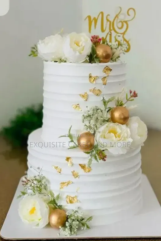 Simple Wedding Cake - Budget Friendly Wedding Cake