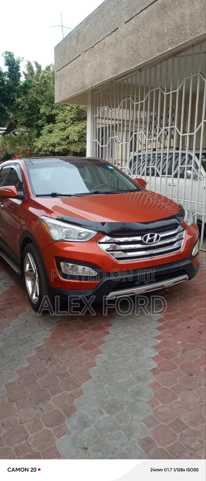 Hyundai Santa Fe 2014 Red