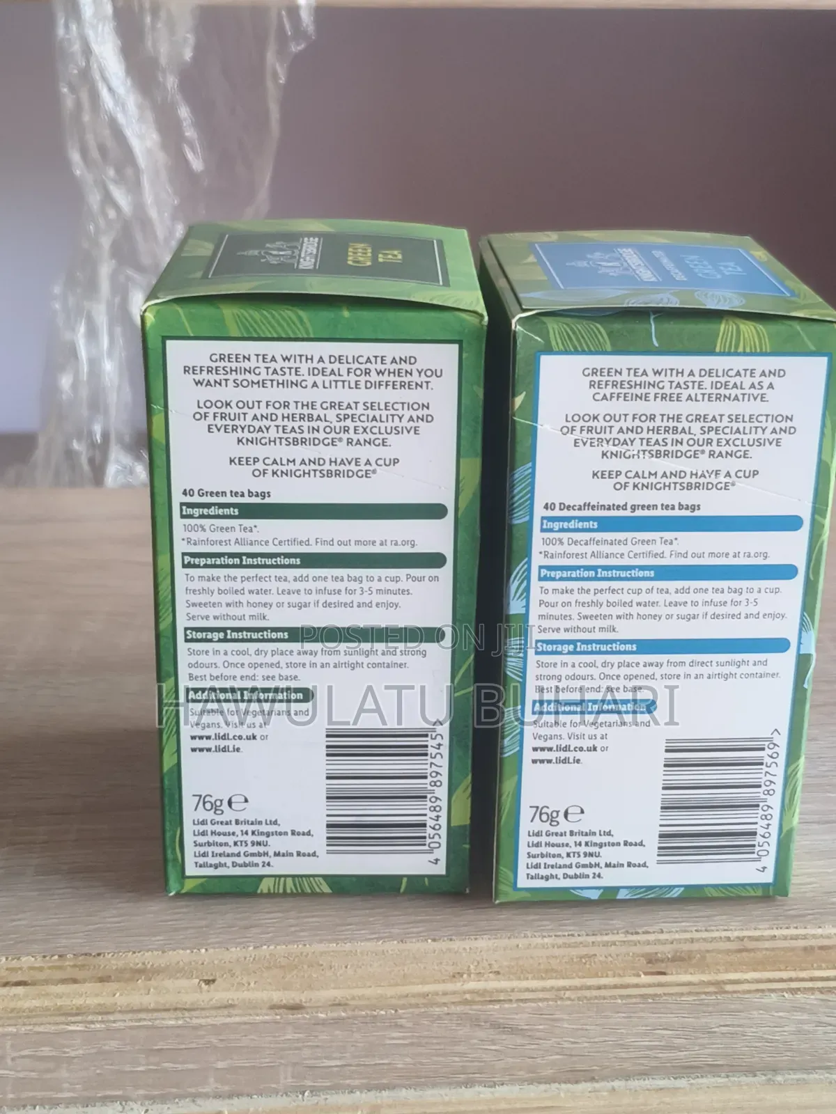 Knightsbridge Green Tea