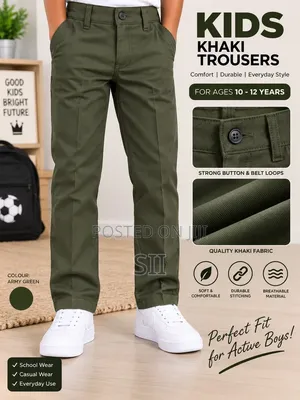 Kids Khaki Available in Stock