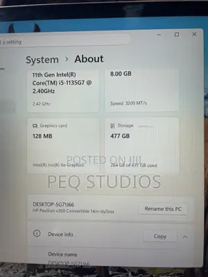 Laptop HP Pavilion x360 8GB Intel Core i5 SSD 512GB