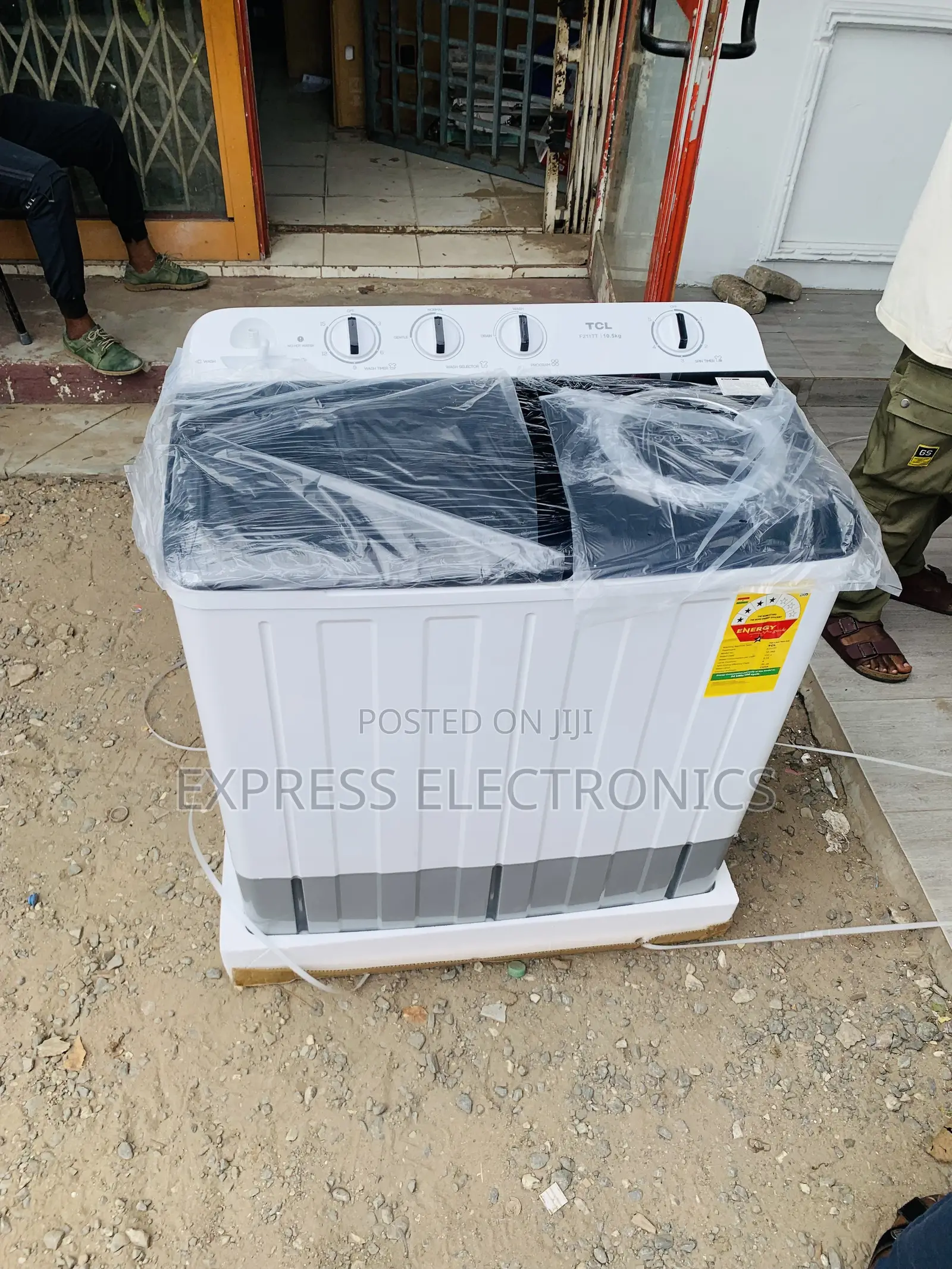 Hot  Deals TCL 10.5kg Topload Semi Automatic Twintub White