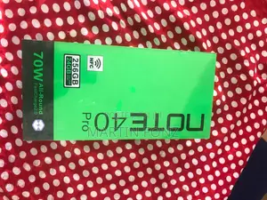 New Infinix Note 40 Pro 5G 256 GB Black
